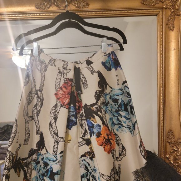 Tibi NYC Silk Skirt Size 2 - Picture 4 of 6